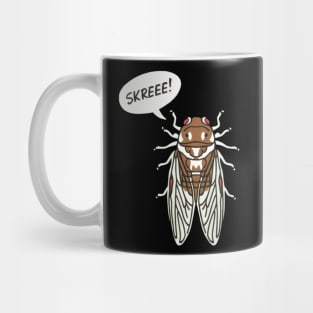 Entomology Cicada Brood Noise Skreeee Funny Cicada Fest 2024 Mug